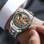 Miami Hurricanes Football 2026 Fiesta Bowl Champions Alloy Luxury Quartz Watch – TANTN20139