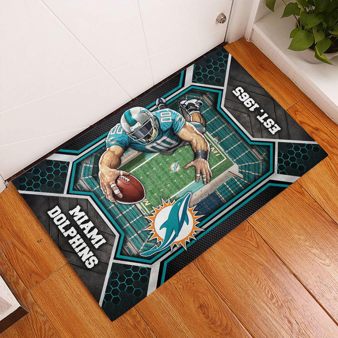 Miami Dolphins Custom Doormat – HOATT12627