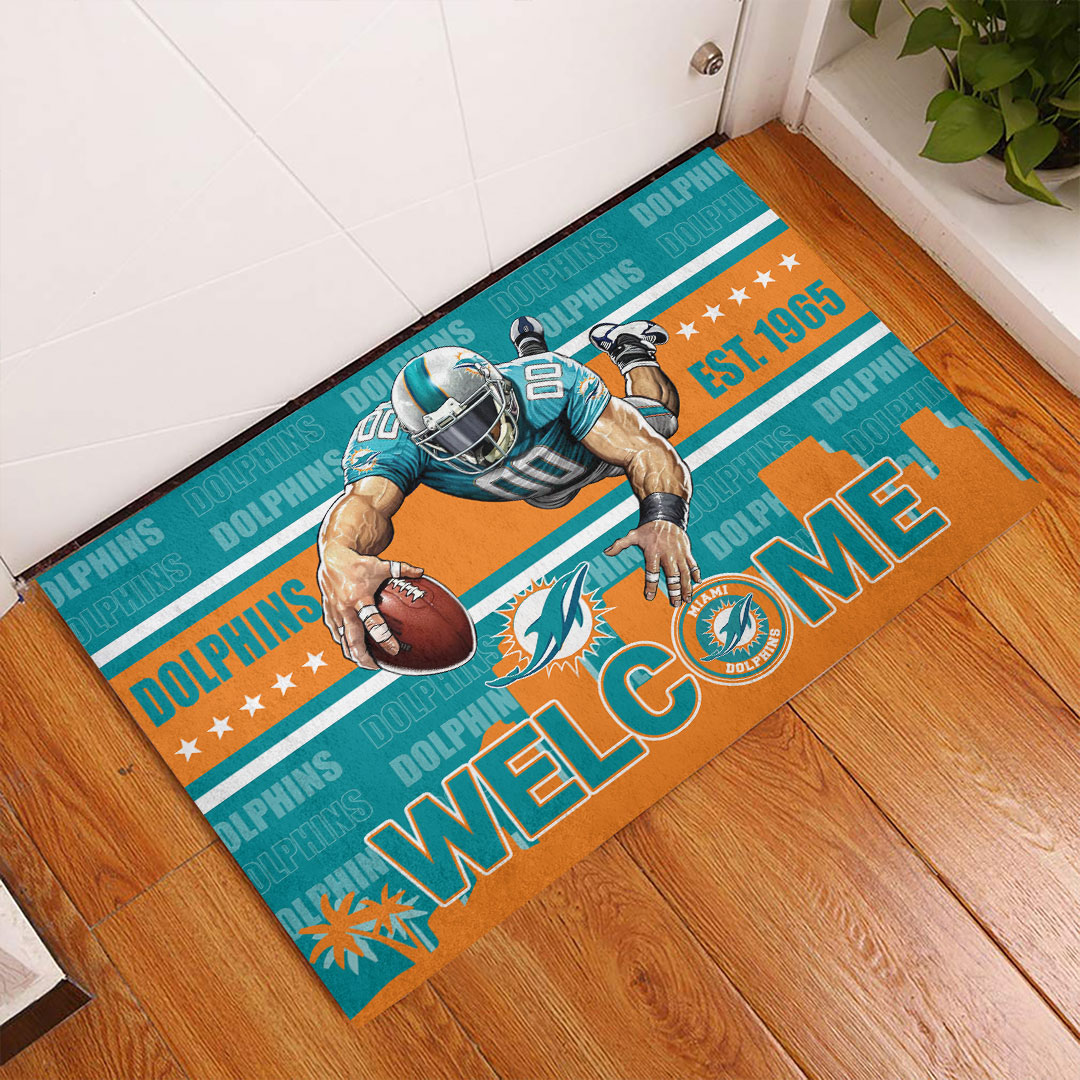 Miami Dolphins Custom Doormat – HOATT12848