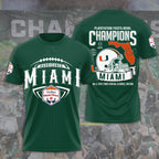 Miami Hurricanes Football 3D Apparel – TANTN20107