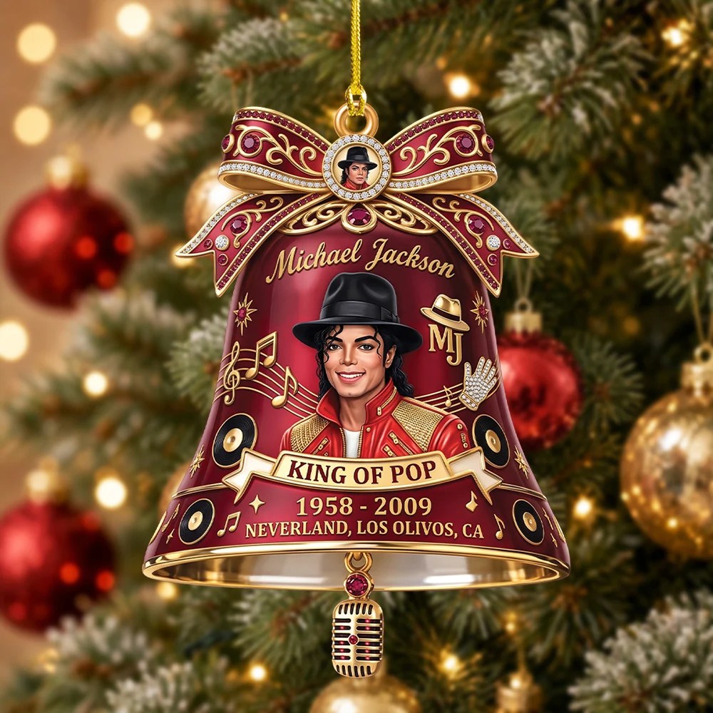 Michael Jackson Custom Shape 2-side Printed Acrylic Ornament – TMTHU9749