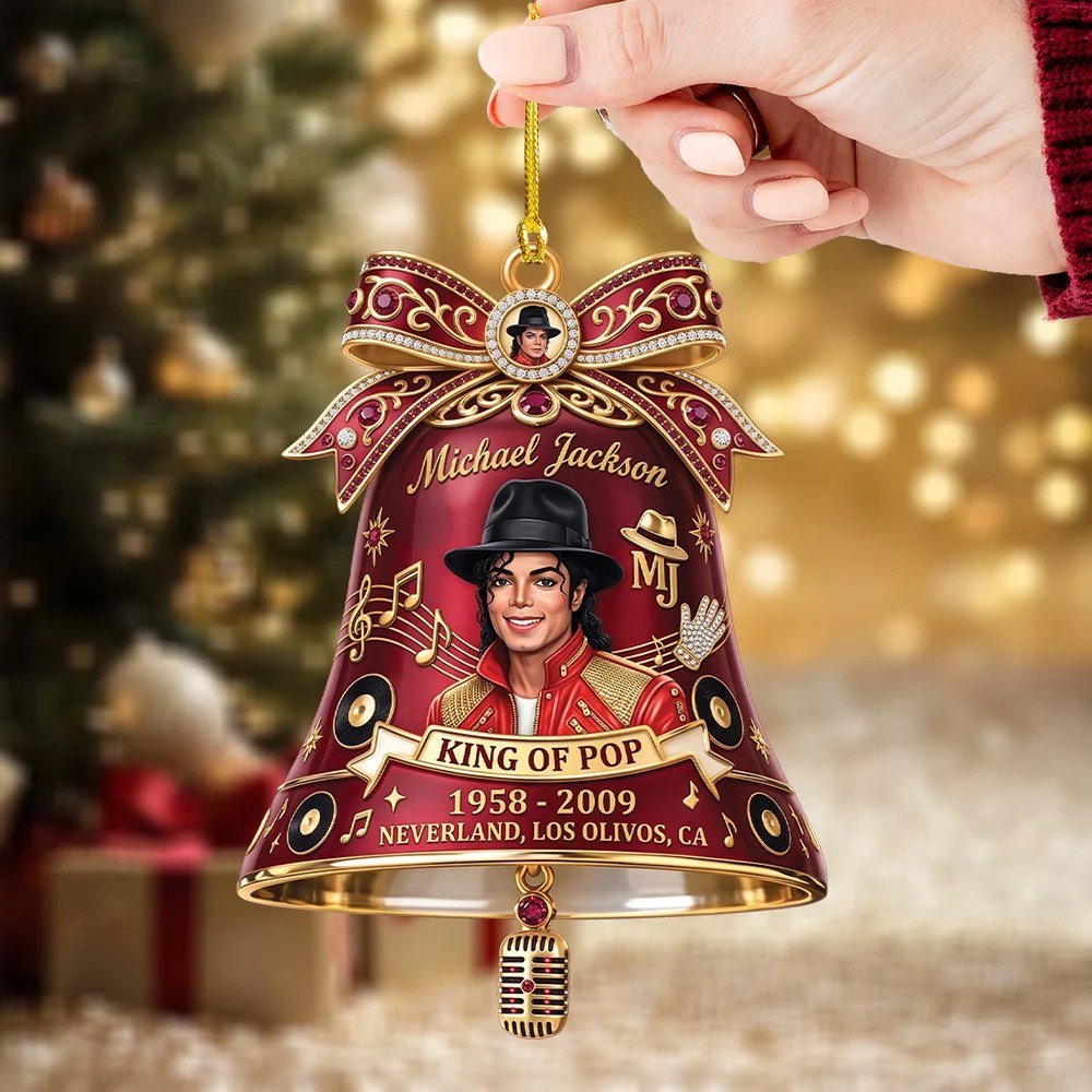 Michael Jackson Custom Shape 2-side Printed Acrylic Ornament – TMTHU9749