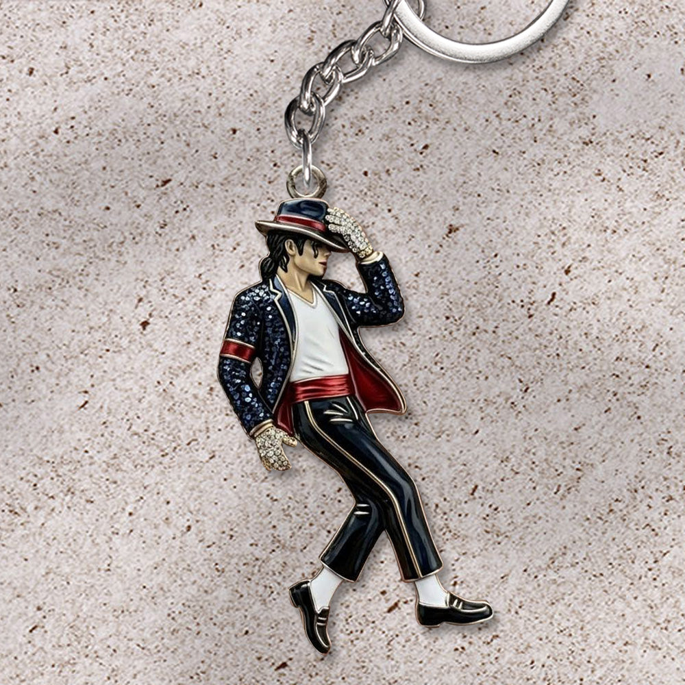 Michael Jackson Custom Shape 2-sided Keychain – HOATT17621