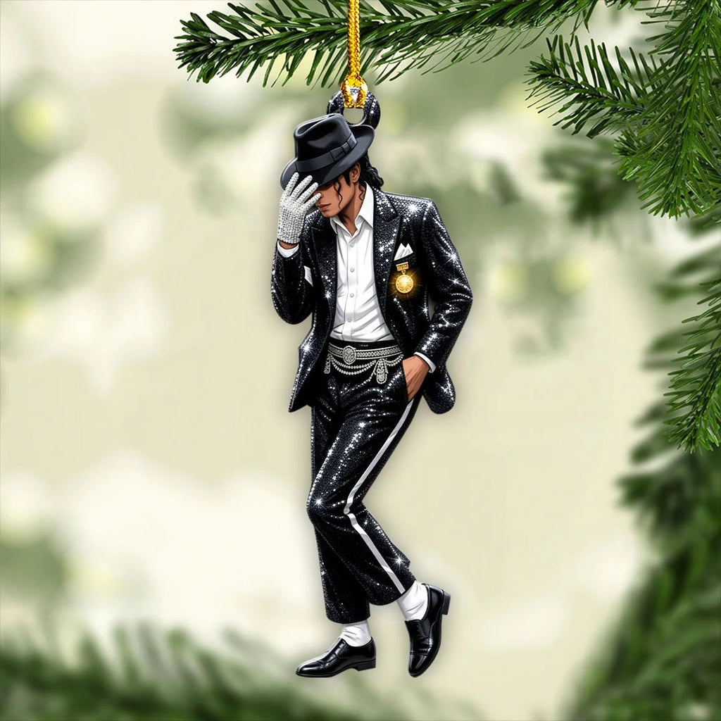 Michael Jackson Custom Shape 2-side Printed Acrylic Ornament – HOATT21208
