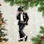 Michael Jackson Custom Shape 2-side Printed Acrylic Ornament – HOATT21208