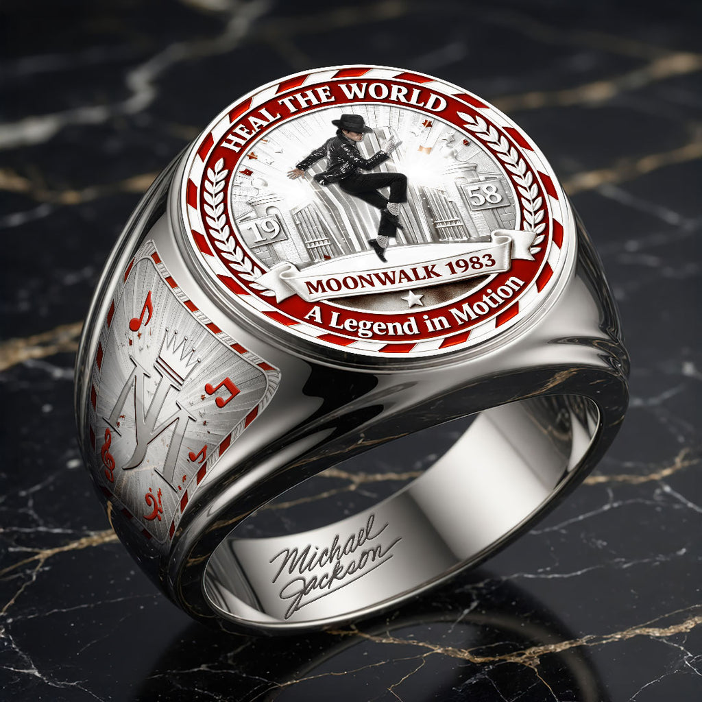Michael Jackson 3D Engraved Ring – HOATT18316