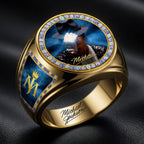 Michael Jackson 3D Engraved Ring – HOATT19285
