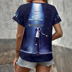 Michael Jackson 3D Women's V-Neck T-Shirt – HOATT17634