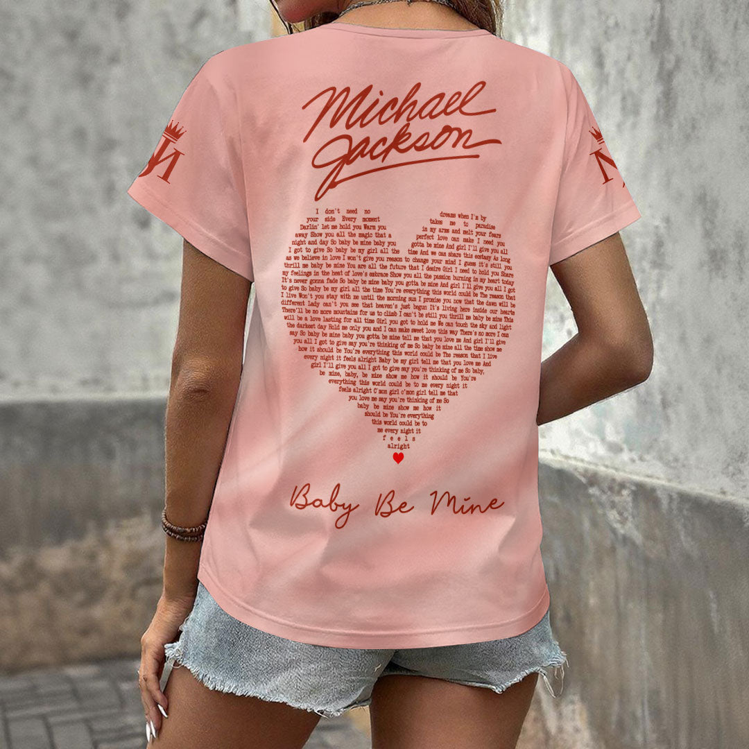 Michael Jackson 3D Women's V-Neck T-Shirt – HOATT20197