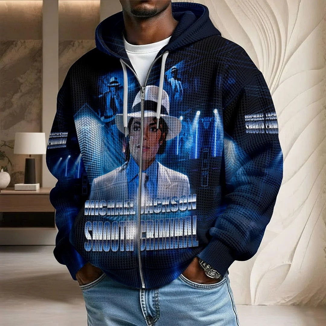 Michael Jackson 3D Unisex Waffle Hoodie – TMTHU9737