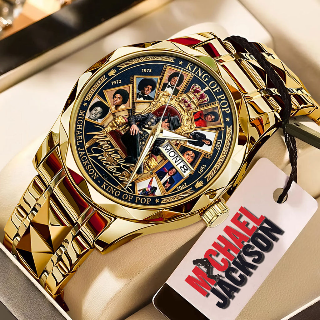 Michael Jackson Alloy Luxury Quartz Watch – TMTHU6122