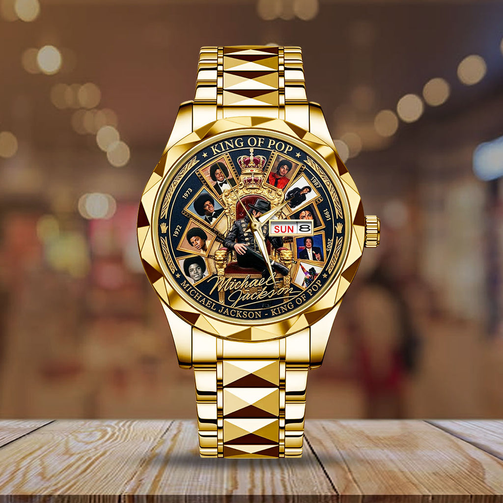 Michael Jackson Alloy Luxury Quartz Watch – TMTHU6122