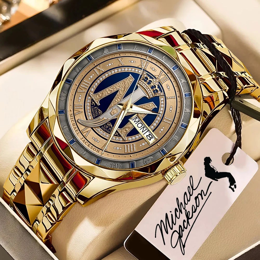 Michael Jackson Alloy Luxury Quartz Watch – TMTHU9403