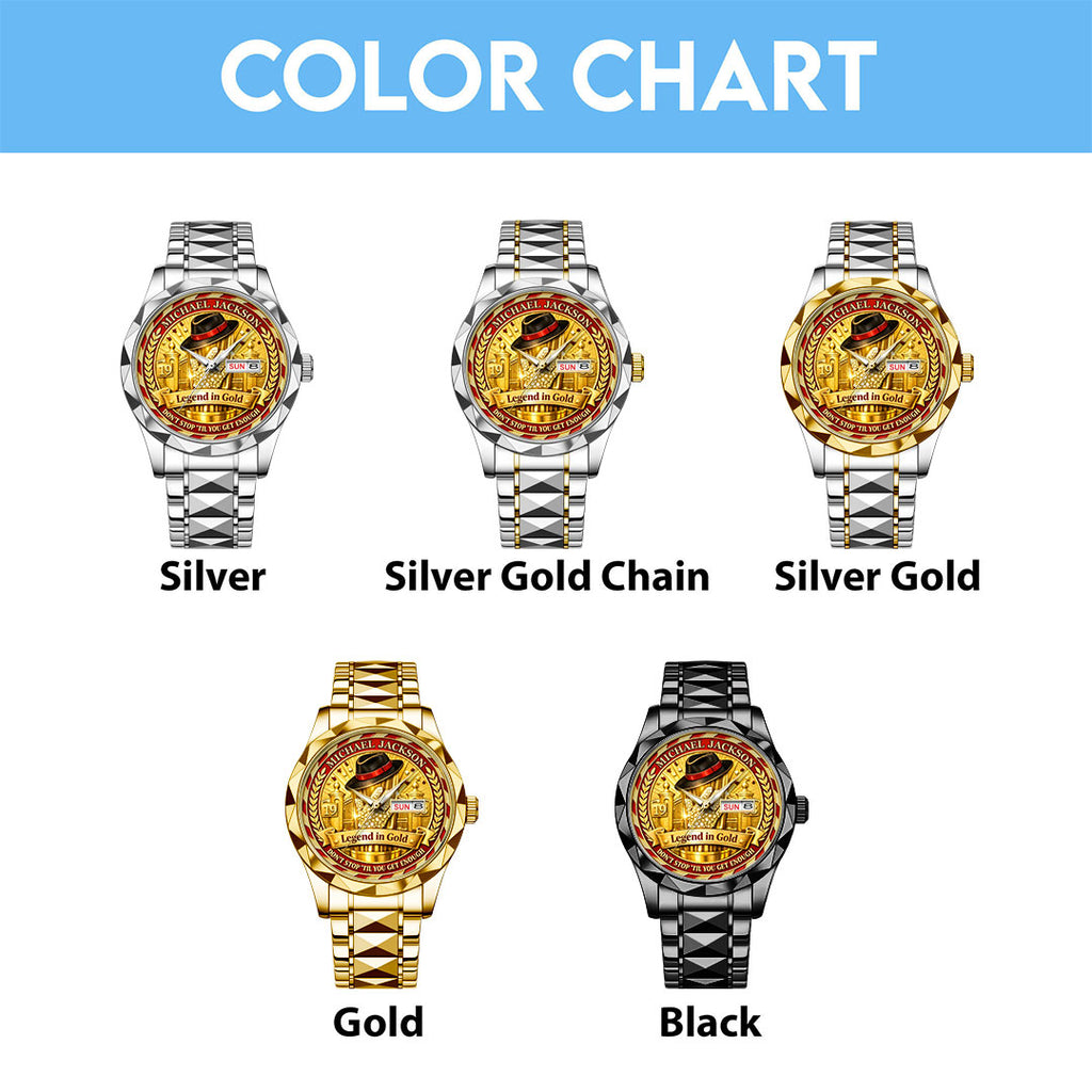 Michael Jackson Alloy Luxury Quartz Watch – HOATT17611