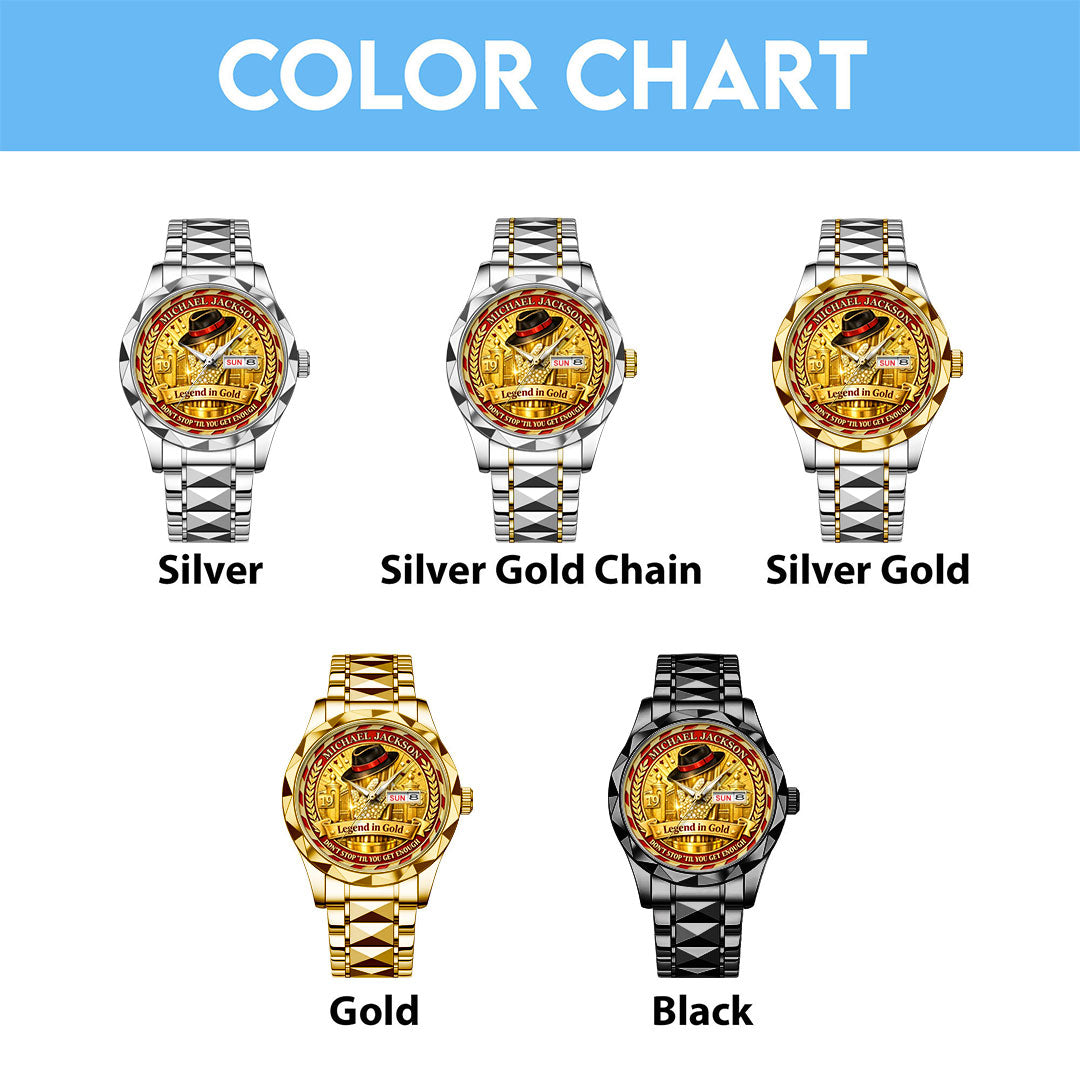Michael Jackson Alloy Luxury Quartz Watch – HOATT17611