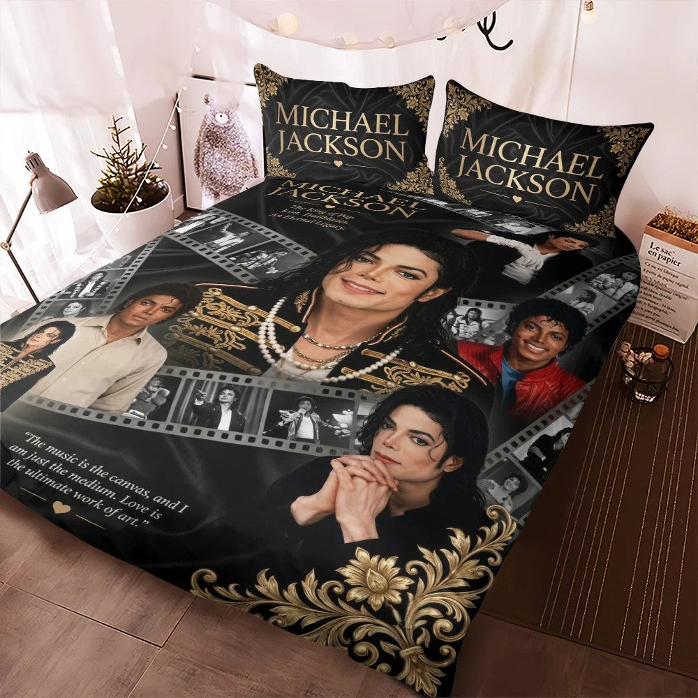Michael Jackson 3-Piece Duvet Bedding Set – TMTHU9339