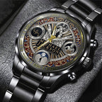 Michael Jackson Black Stainless Steel Watch – TMTHU9402