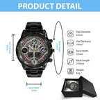 Michael Jackson Black Stainless Steel Watch – TMTHU9402