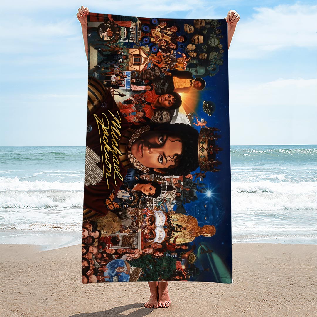 Michael Jackson Rectangle Beach Towel – HOATT17636
