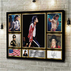 Michael Jackson Rectangle Canvas With Inner Frame – HOATT18243