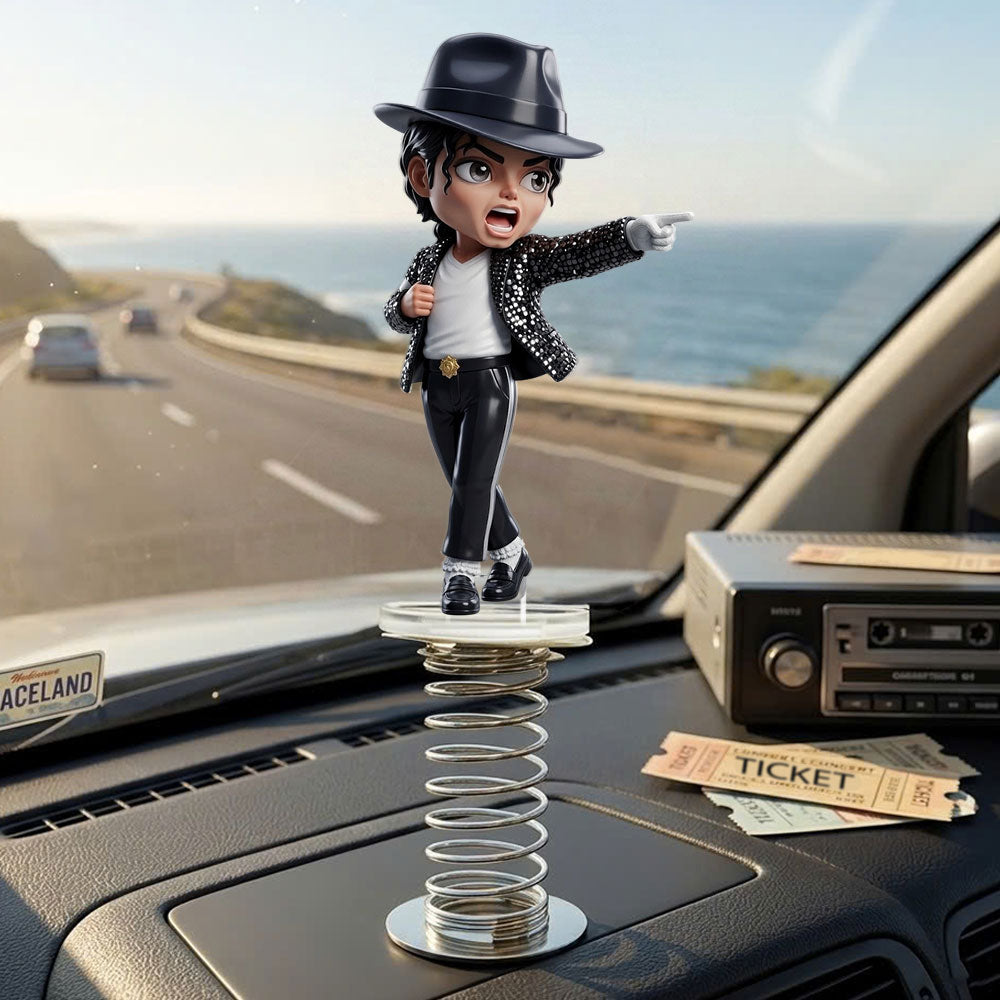 Michael Jackson Custom Shape Spring Acrylic Standee – TMTHU6237