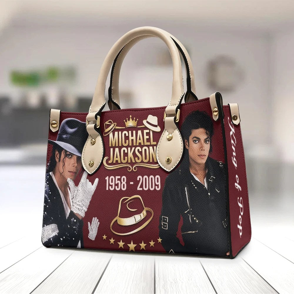 Michael Jackson Leather HandBag – TMTHU9331