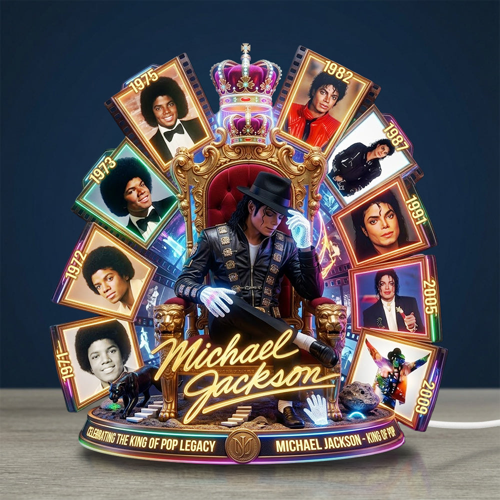 Michael Jackson Custom Shape Acrylic Light Box – TMTHU6628