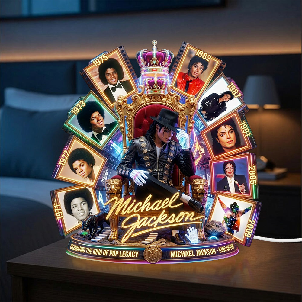 Michael Jackson Custom Shape Acrylic Light Box – TMTHU6628