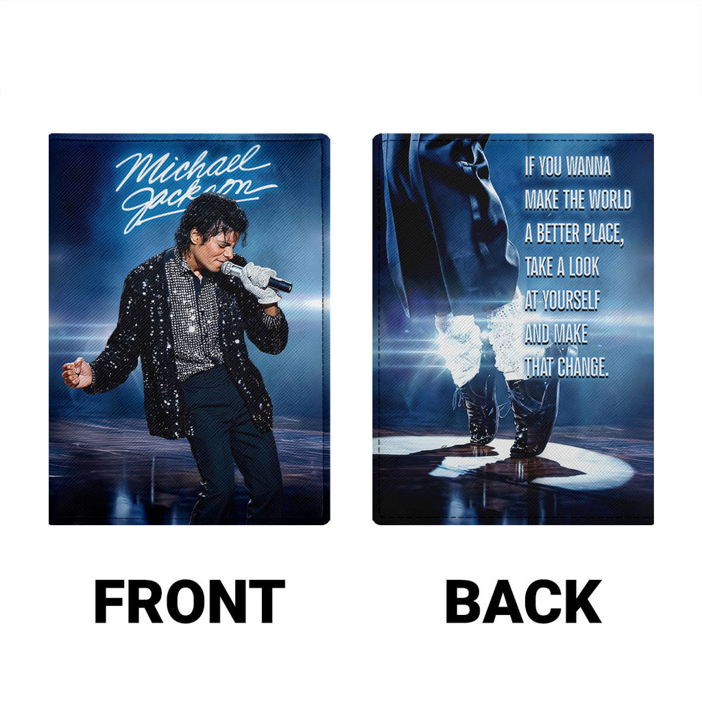 Michael Jackson Leather Passport Cover – HOATT18458