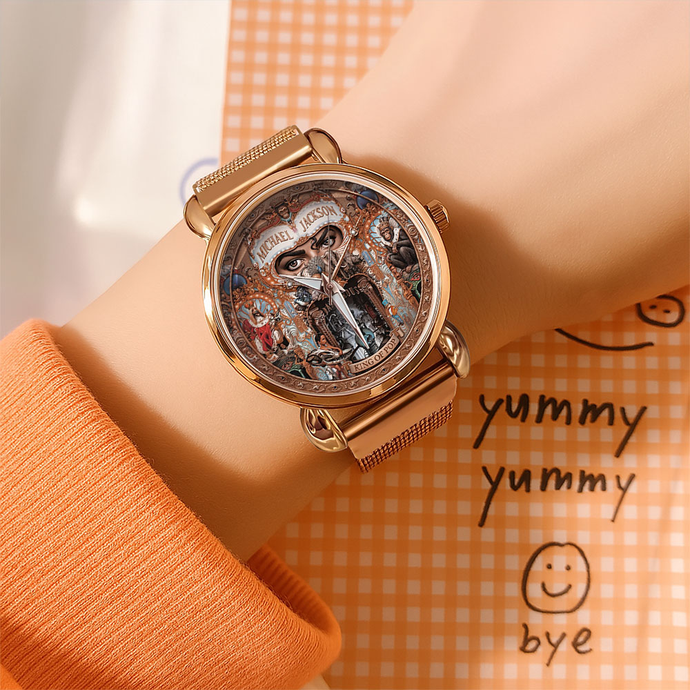 Michael Jackson Mesh Strap Quartz Watch – TMTHU6501