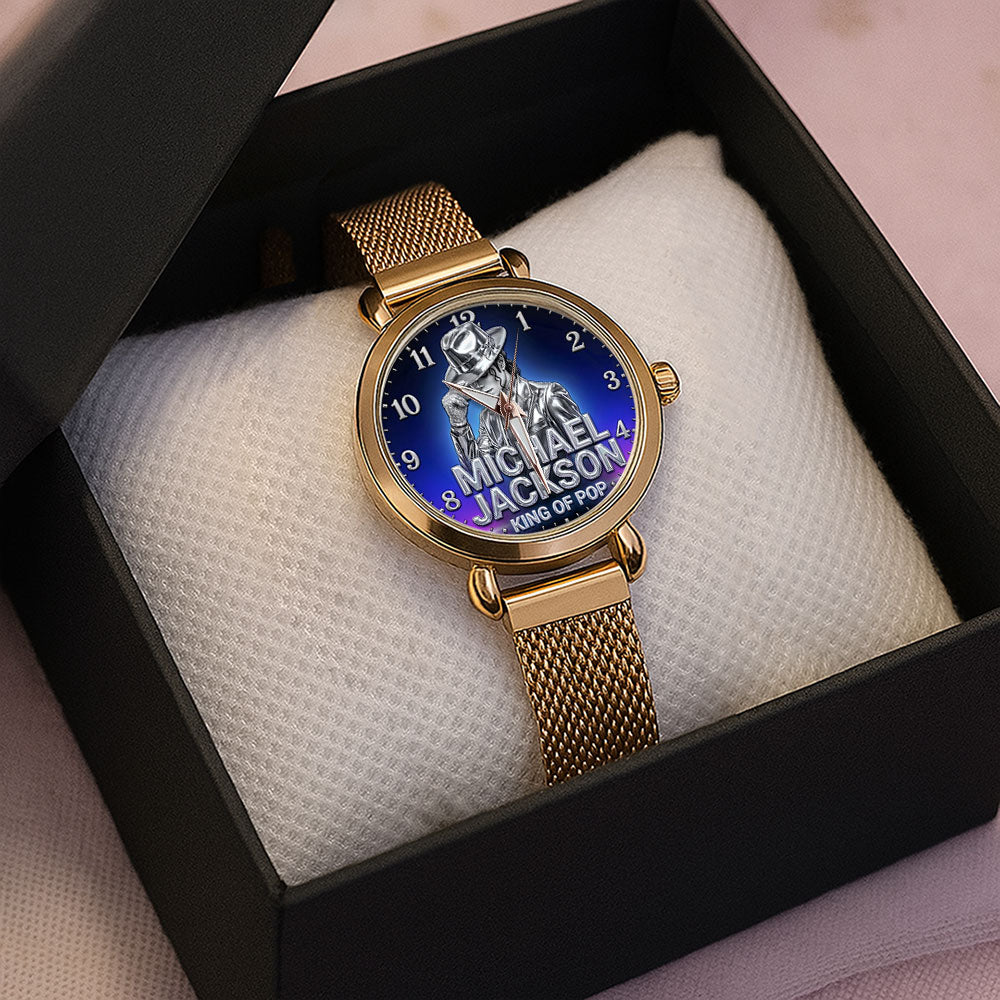 Michael Jackson Mesh Strap Quartz Watch – TMTHU7015