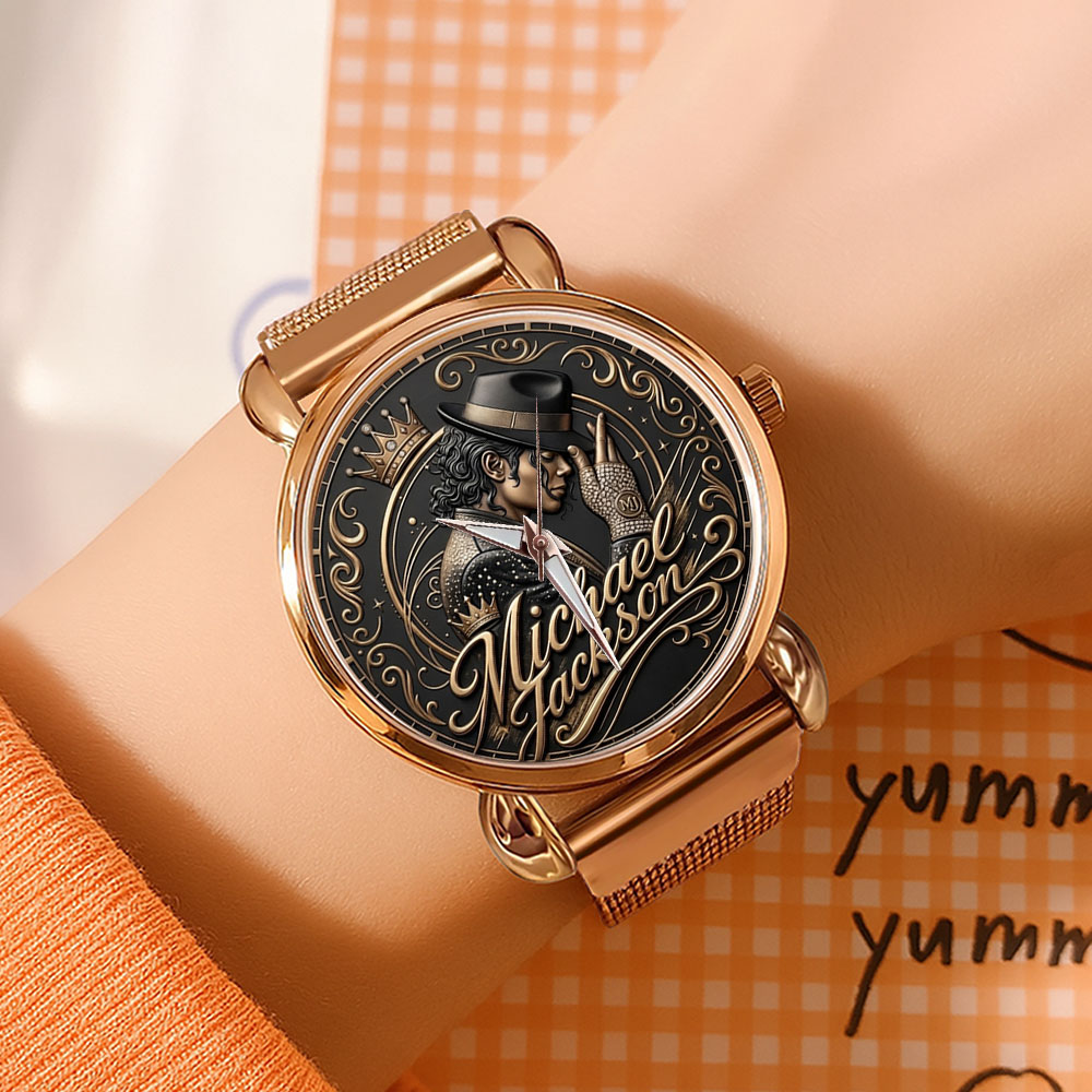Michael Jackson Mesh Strap Quartz Watch – TMTHU7167