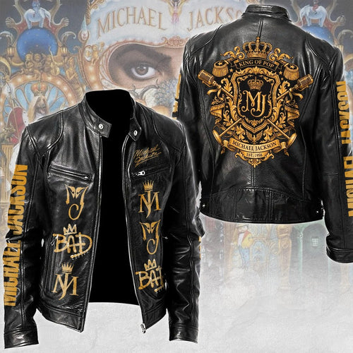 Michael Jackson Motorcycle Leather Jacket – TMTHU9280
