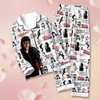 Michael Jackson Satin Pajama Set with Piping – HOATT19950