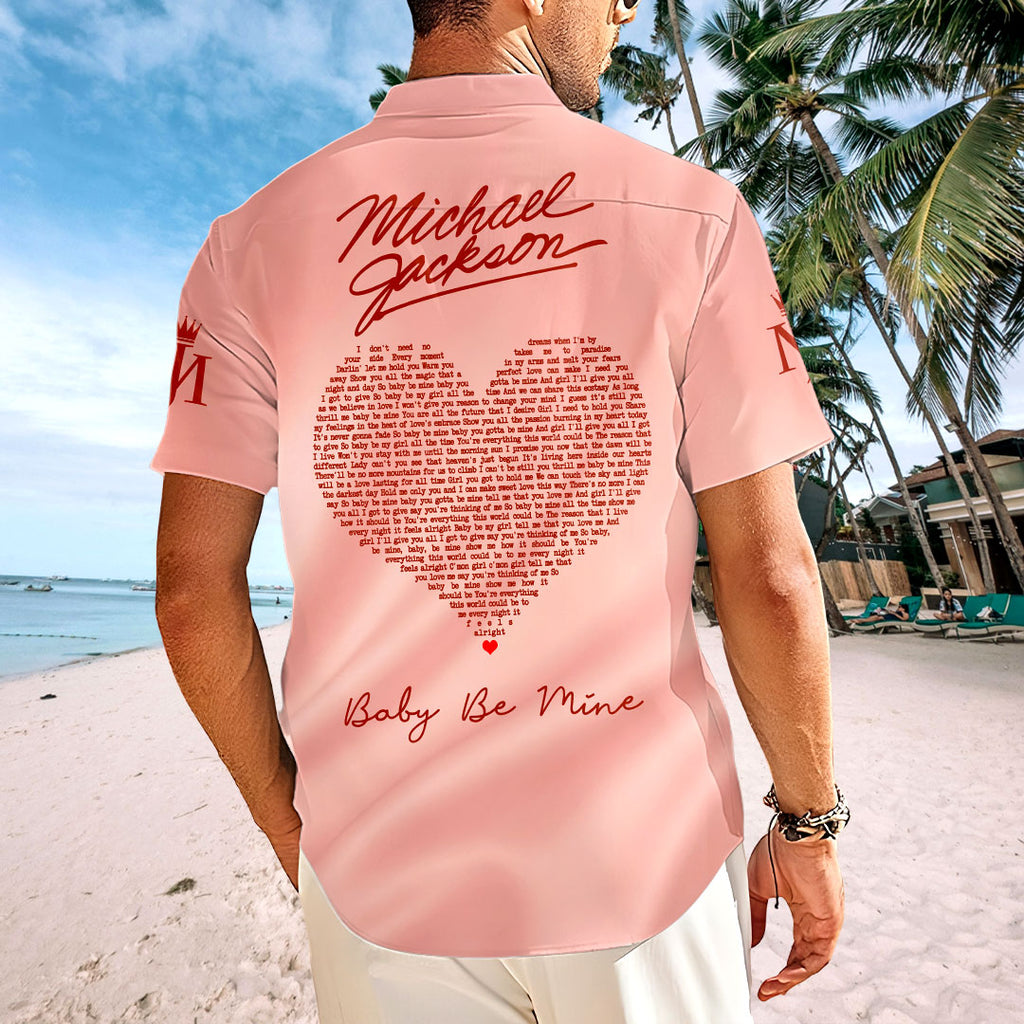 Michael Jackson Short Sleeve Button-Down Shirt – HOATT20193