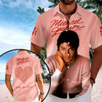 Michael Jackson Short Sleeve Button-Down Shirt – HOATT20193