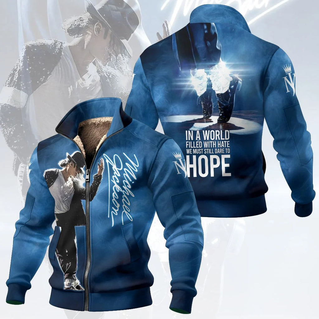 Michael Jackson Thick Knit Fleece Jacket – HOATT21497
