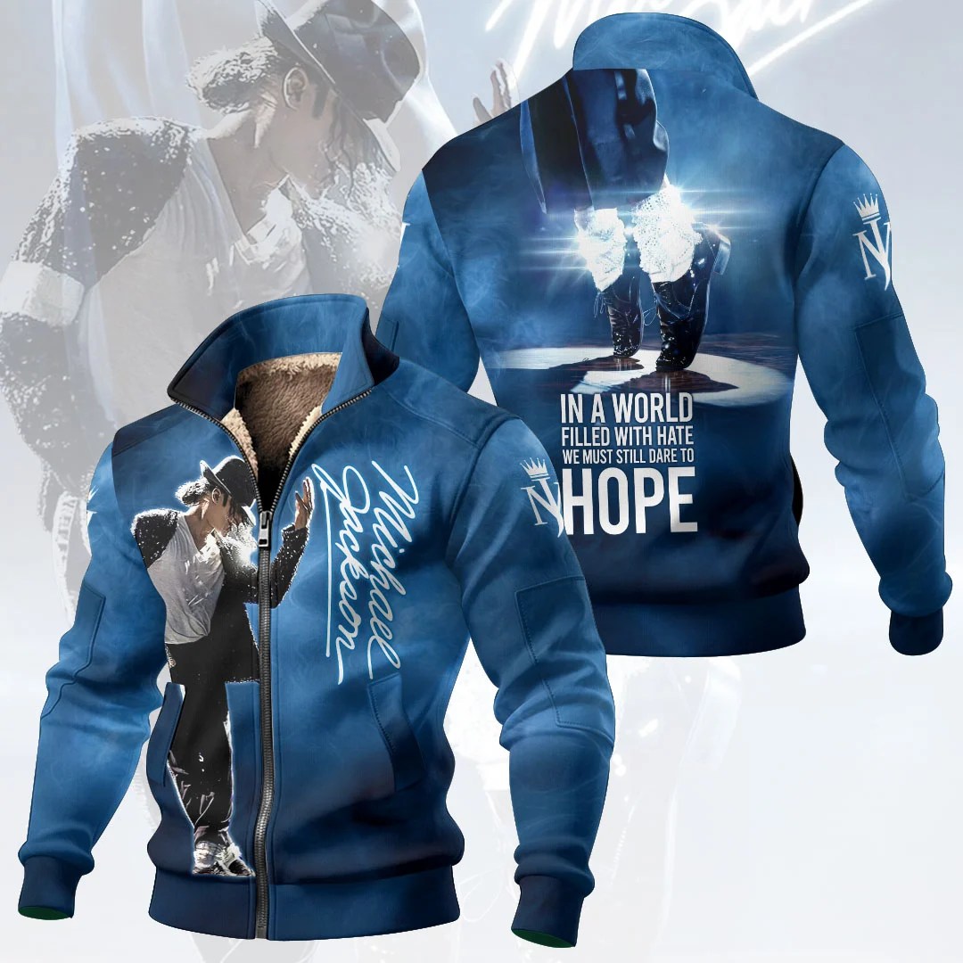 Michael Jackson Thick Knit Fleece Jacket – HOATT21497