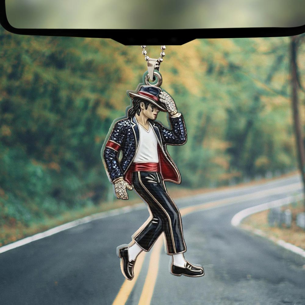 Michael Jackson Custom shape 2-sided Acrylic Car Ornament – HOATT20353