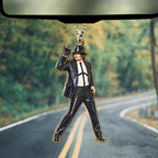 Michael Jackson Custom Shape 2-sided Acrylic Car Ornament – HOATT21210