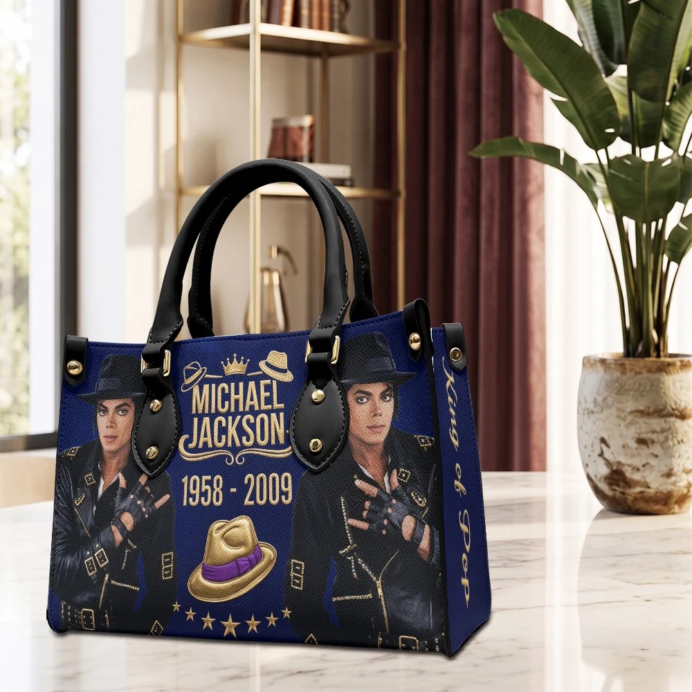 Michael Jackson Leather HandBag – TMTHU9418