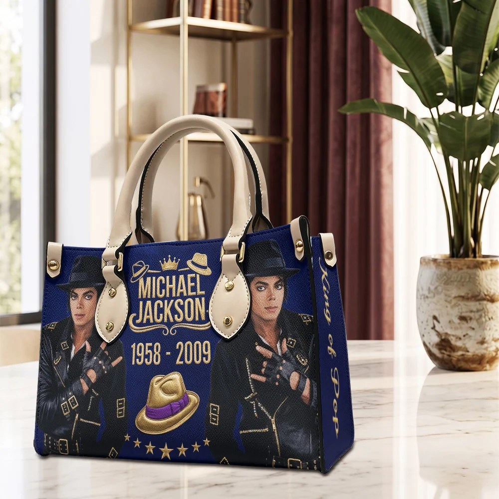Michael Jackson Leather HandBag – TMTHU9418