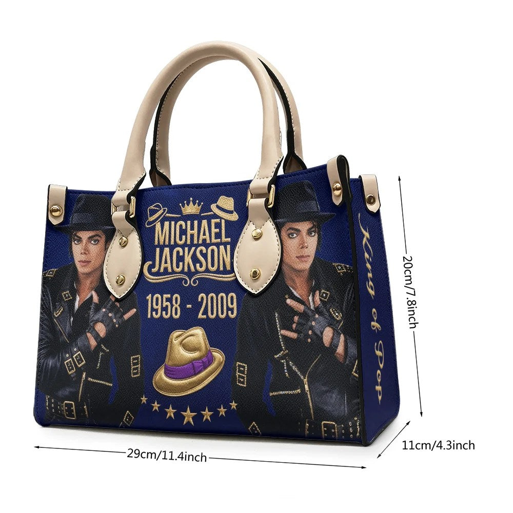 Michael Jackson Leather HandBag – TMTHU9418