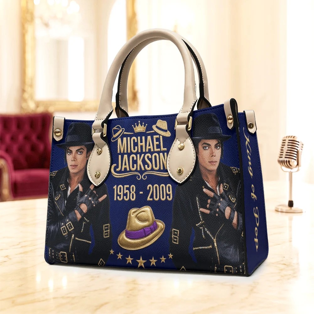 Michael Jackson Leather HandBag – TMTHU9418