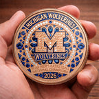 Michigan Wolverines 2026 Men's Basketball National Champions Commemorative Coin – HOATT17379