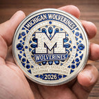 Michigan Wolverines 2026 Men's Basketball National Champions Commemorative Coin – HOATT17379