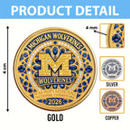 Michigan Wolverines 2026 Men's Basketball National Champions Commemorative Coin – HOATT17379