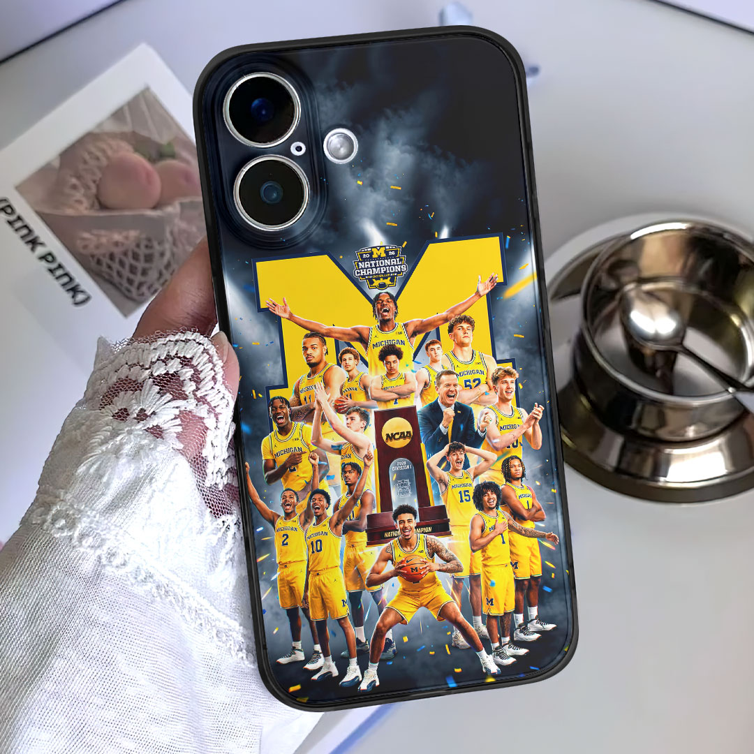 Michigan Wolverines 2026 NCAA Men's Basketball National Champions Phone Case – HOATT17171