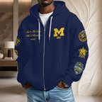 Michigan Wolverines 2026 NCAA Men's Basketball National Champs 3D Unisex Waffle Hoodie – TMTHU5367
