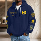Michigan Wolverines 2026 NCAA Men's Basketball National Champs 3D Unisex Waffle Hoodie – TMTHU5367